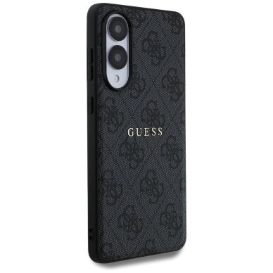 Samsung Galaxy S25 Edge dėklas Guess 4G Ring Classic Logo su MagSafe – juodas 3