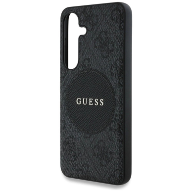 Guess 4G Round Patch Classic Logo MagSafe Dėklas Samsung Galaxy S25 Juodas 5 Guess 4G Round Patch Classic Logo MagSafe Dėklas Samsung Galaxy S25 Juodas 5