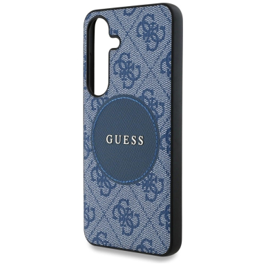 Guess 4G Round Patch Classic Logo MagSafe Dėklas Samsung Galaxy S25 Mėlynas 5 Guess 4G Round Patch Classic Logo MagSafe Dėklas Samsung Galaxy S25 Mėlynas 5