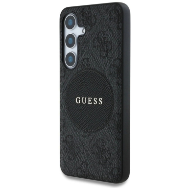 Guess 4G Round Patch Classic Logo MagSafe Dėklas Samsung Galaxy S25 Plus Juodas 1 Guess 4G Round Patch Classic Logo MagSafe Dėklas Samsung Galaxy S25 Plus Juodas 1