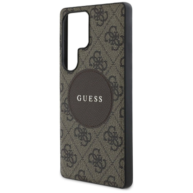 Guess 4G Round Patch Classic Logo MagSafe Dėklas Samsung Galaxy S25 Ultra Rudas 5 Guess 4G Round Patch Classic Logo MagSafe Dėklas Samsung Galaxy S25 Ultra Rudas 5