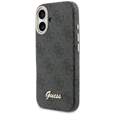 iPhone 17 Guess 4G Script MagSafe dėklas – juodas 1 iPhone 17 Guess 4G Script MagSafe dėklas – juodas 1