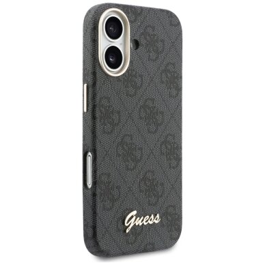 iPhone 17 Guess 4G Script MagSafe dėklas – juodas 3