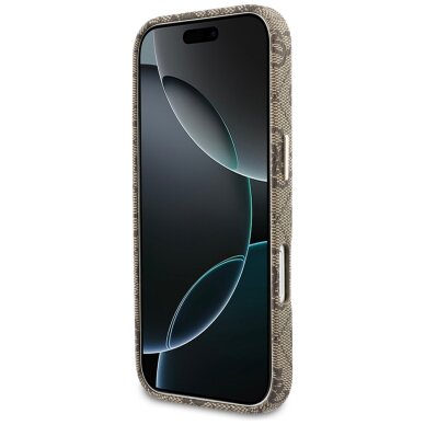 iPhone 17 Guess 4G Script MagSafe dėklas – rudas 4 iPhone 17 Guess 4G Script MagSafe dėklas – rudas 4