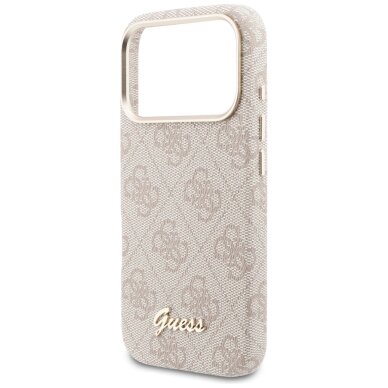 iPhone 17 Pro Guess 4G Script MagSafe dėklas – rožinis 5 iPhone 17 Pro Guess 4G Script MagSafe dėklas – rožinis 5