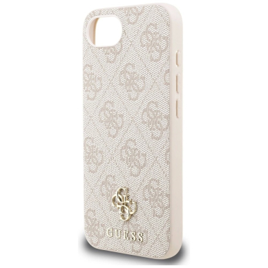 Guess 4G Small 4G and Classic MagSafe Dėklas skirtas iPhone 16e - Rožinis 5