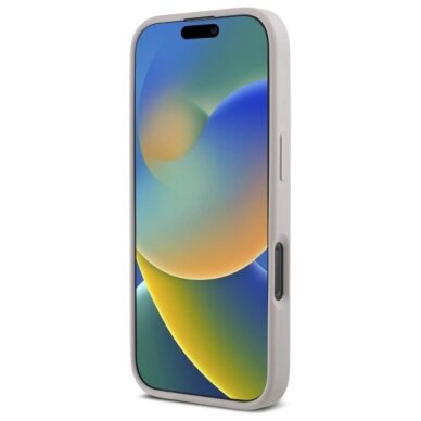 iPhone 16 Pro Max dėklas Guess 4G Small Classic, MagSafe – rožinis 4