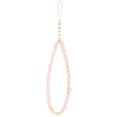 iPhone 17 Pro dėklas Guess 4G Strap 4G Classic Logo – rožinis 1