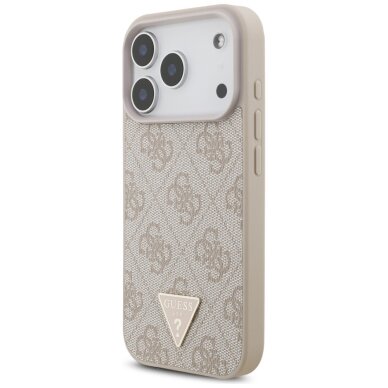 iPhone 17 Pro Guess 4G Strap Triangle Logo MagSafe dėklas – rožinis 2 iPhone 17 Pro Guess 4G Strap Triangle Logo MagSafe dėklas – rožinis 2