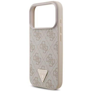 iPhone 17 Pro Guess 4G Strap Triangle Logo MagSafe dėklas – rožinis 5 iPhone 17 Pro Guess 4G Strap Triangle Logo MagSafe dėklas – rožinis 5