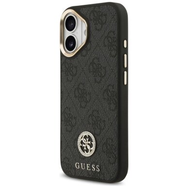 iPhone 17 dėklas Guess 4G Strass Logo, MagSafe – juodas 1