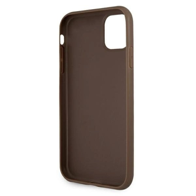 Guess 4G Stripe Dėklas skirtas iPhone 11 / Xr 6.1&quot; - Rudas 6