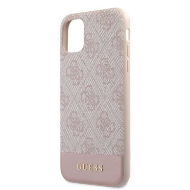 Guess 4G Stripe Collection Dėklas skirtas iPhone 11 / Xr 6.1&quot; - Rožinis 5