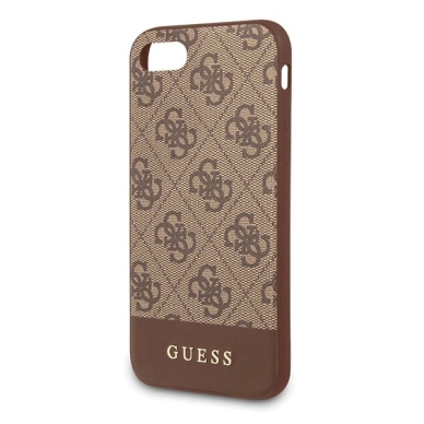 Guess 4G Stripe Collection Dėklas skirtas iPhone 7 / 8 / SE 2020 / SE 2022 - Rudas 2