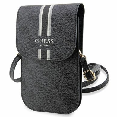 Guess 4G Stripe rankinė – juoda Guess 4G Stripe rankinė – juoda