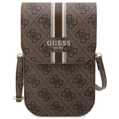 Guess 4G Stripe rankinė – ruda 1