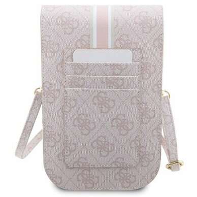 Guess 4G Stripe rankinė – rožinė 4 Guess 4G Stripe rankinė – rožinė 4