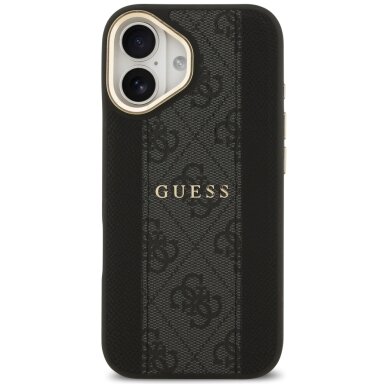 iPhone 17 Guess 4G Stripe MagSafe dėklas – juodas 2