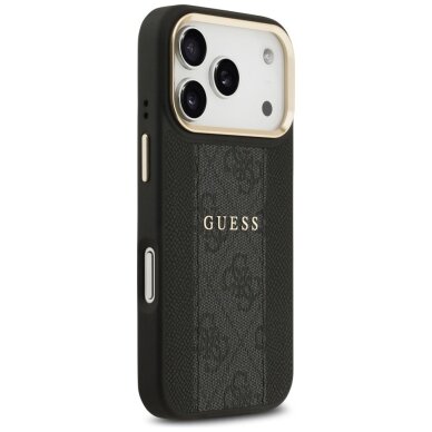 iPhone 17 Pro dėklas Guess 4G Stripe MagSafe – juodas 3 iPhone 17 Pro dėklas Guess 4G Stripe MagSafe – juodas 3