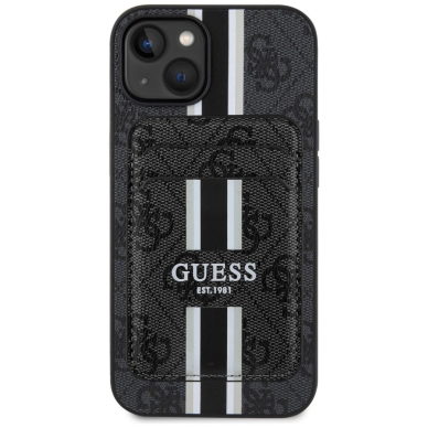 Guess 4G Stripes Dėklas with Magsafe Piniginės tipo skirtas iPhone 15 Juodas 1 Guess 4G Stripes Dėklas with Magsafe Piniginės tipo skirtas iPhone 15 Juodas 1