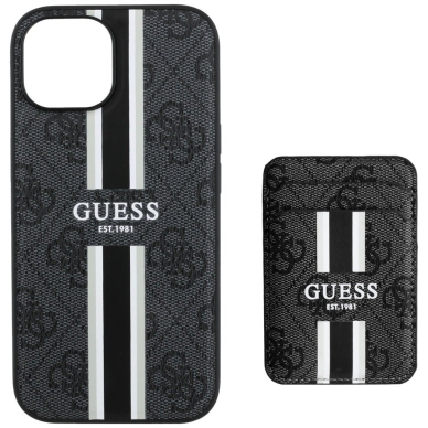 Guess 4G Stripes Dėklas with Magsafe Piniginės tipo skirtas iPhone 15 Juodas 3 Guess 4G Stripes Dėklas with Magsafe Piniginės tipo skirtas iPhone 15 Juodas 3