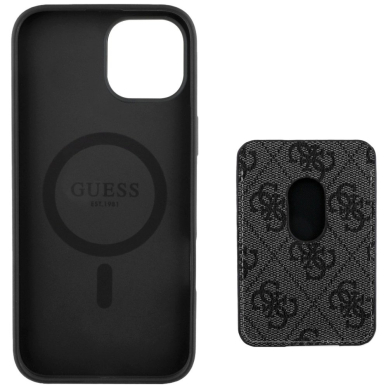 Guess 4G Stripes Dėklas with Magsafe Piniginės tipo skirtas iPhone 15 Juodas 4 Guess 4G Stripes Dėklas with Magsafe Piniginės tipo skirtas iPhone 15 Juodas 4