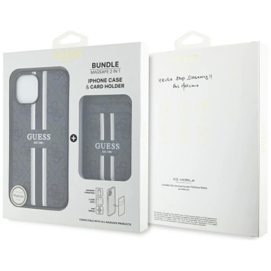 Guess 4G Stripes Dėklas with Magsafe Piniginės tipo skirtas iPhone 15 Juodas 5 Guess 4G Stripes Dėklas with Magsafe Piniginės tipo skirtas iPhone 15 Juodas 5