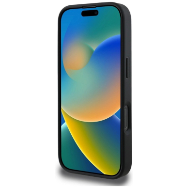 Guess 4G Stripes Dėklas with Magsafe Piniginės tipo skirtas iPhone 16 Pro Max Juodas 4