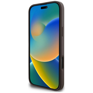 Guess 4G Stripes Dėklas with Magsafe Piniginės tipo skirtas iPhone 16 Pro Max Rudas 4