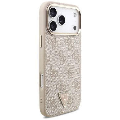 iPhone 17 Pro Max dėklas Guess 4G Triangle Logo, MagSafe – rožinis auksas 3 iPhone 17 Pro Max dėklas Guess 4G Triangle Logo, MagSafe – rožinis auksas 3