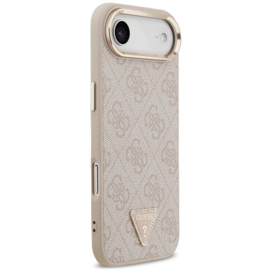 iPhone Air dėklas Guess 4G Triangle Logo, MagSafe – rožinis auksas 3
