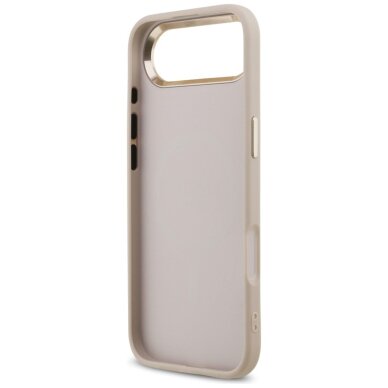 iPhone Air dėklas Guess 4G Triangle Logo, MagSafe – rožinis auksas 6