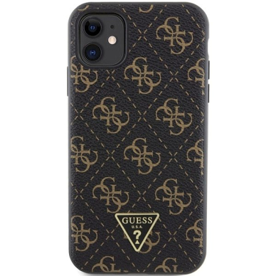 Originalus Guess dėklas 4G Triangle Metal LogoiPhone 11 / XR - Juodas 2 Originalus Guess dėklas 4G Triangle Metal LogoiPhone 11 / XR - Juodas 2