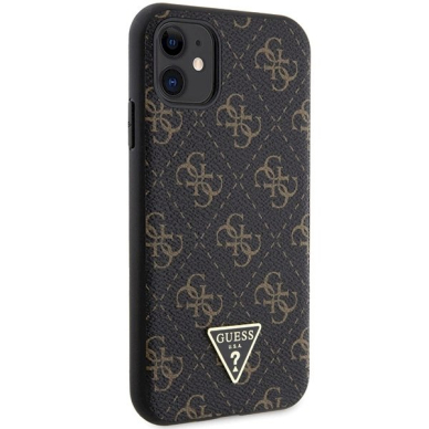 Originalus Guess dėklas 4G Triangle Metal LogoiPhone 11 / XR - Juodas 3 Originalus Guess dėklas 4G Triangle Metal LogoiPhone 11 / XR - Juodas 3