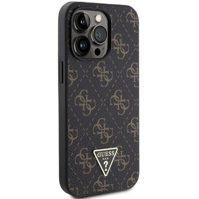 Originalus Guess dėklas 4G Triangle Metal LogoiPhone 14 Pro - Juodas 3 Originalus Guess dėklas 4G Triangle Metal LogoiPhone 14 Pro - Juodas 3