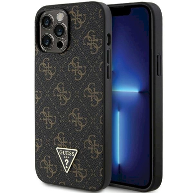 Originalus Guess dėklas 4G Triangle Metal LogoiPhone 14 Pro - Juodas Originalus Guess dėklas 4G Triangle Metal LogoiPhone 14 Pro - Juodas