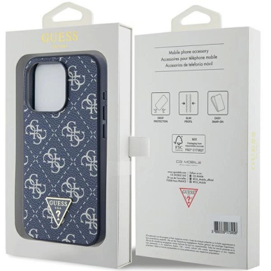 Originalus Guess dėklas 4G Triangle Metal LogoiPhone 15 Pro - Mėlynas 7 Originalus Guess dėklas 4G Triangle Metal LogoiPhone 15 Pro - Mėlynas 7
