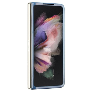 Guess 4G Triangle Strass Dėklas skirtas Samsung Galaxy Z Fold 5 - Mėlynas 2 Guess 4G Triangle Strass Dėklas skirtas Samsung Galaxy Z Fold 5 - Mėlynas 2