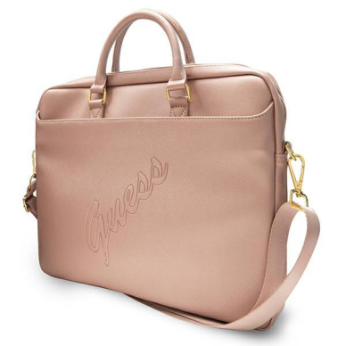 Dėklas planšetei Guess Bag GUCB15PUSASPI skirtas 15 Saffiano Script 1