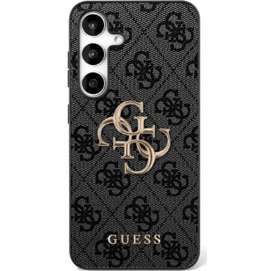 Samsung Galaxy S25 FE dėklas Guess Big 4G Classic Logo – juodas Samsung Galaxy S25 FE dėklas Guess Big 4G Classic Logo – juodas