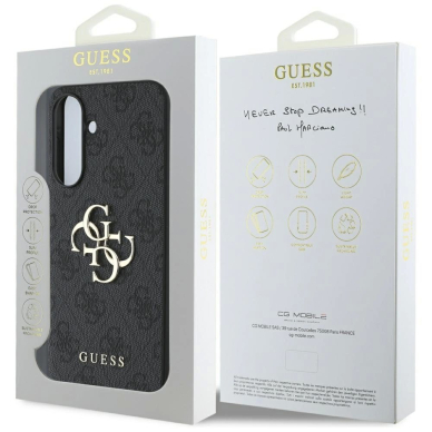Guess Big 4G Logo Classic Logo Dėklas skirtas Samsung Galaxy A56 - Juodas 6