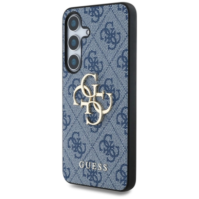 Guess Big 4G Logo Classic Logo Dėklas Samsung Galaxy S25 Mėlynas 1
