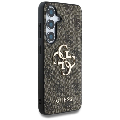 Guess Big 4G Logo Classic Logo Dėklas Samsung Galaxy S25 Rudas 3