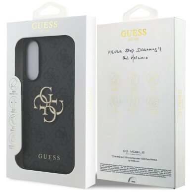 Samsung Galaxy S25 Edge dėklas Guess Big 4G Logo Classic – juodas 7