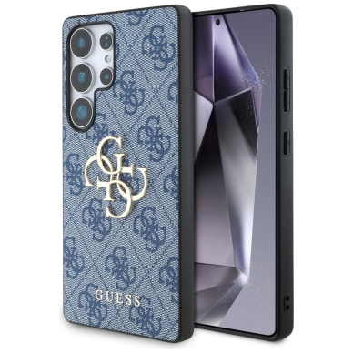 Samsung Galaxy S25 Ultra – Guess Big 4G Logo Classic Logo dėklas - Mėlynas