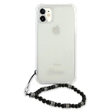 Guess Juodas Pearl Dėklas skirtas iPhone 11 6.1&quot; / Xr - Permatomas 2
