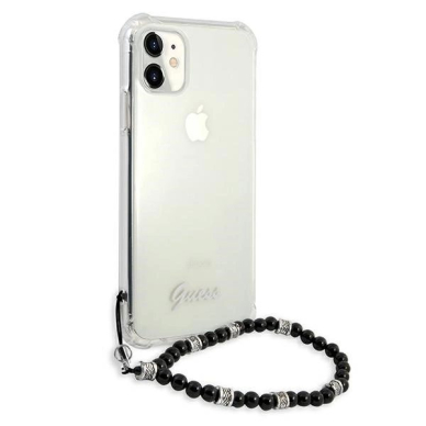 Guess Juodas Pearl Dėklas skirtas iPhone 11 6.1&quot; / Xr - Permatomas 3