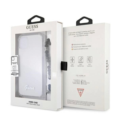 Guess Juodas Pearl Dėklas skirtas iPhone 11 6.1&quot; / Xr - Permatomas 7