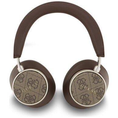 Belaidės ausinės Guess Bluetooth 4G Classic Logo On-Ear – rudos 1