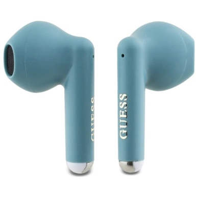 Guess GUTWSJ14ESGQ TWS Bluetooth ausinės + įkrovimo stotelė – turkio spalvos su klasikiniais logotipais 1
